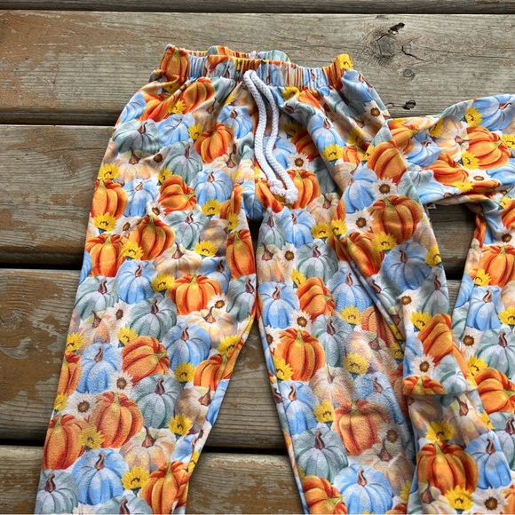 Bumblito 2 Piece Pumpkin Print Matching Set - Size 5/6 Years - Picture 3 of 6